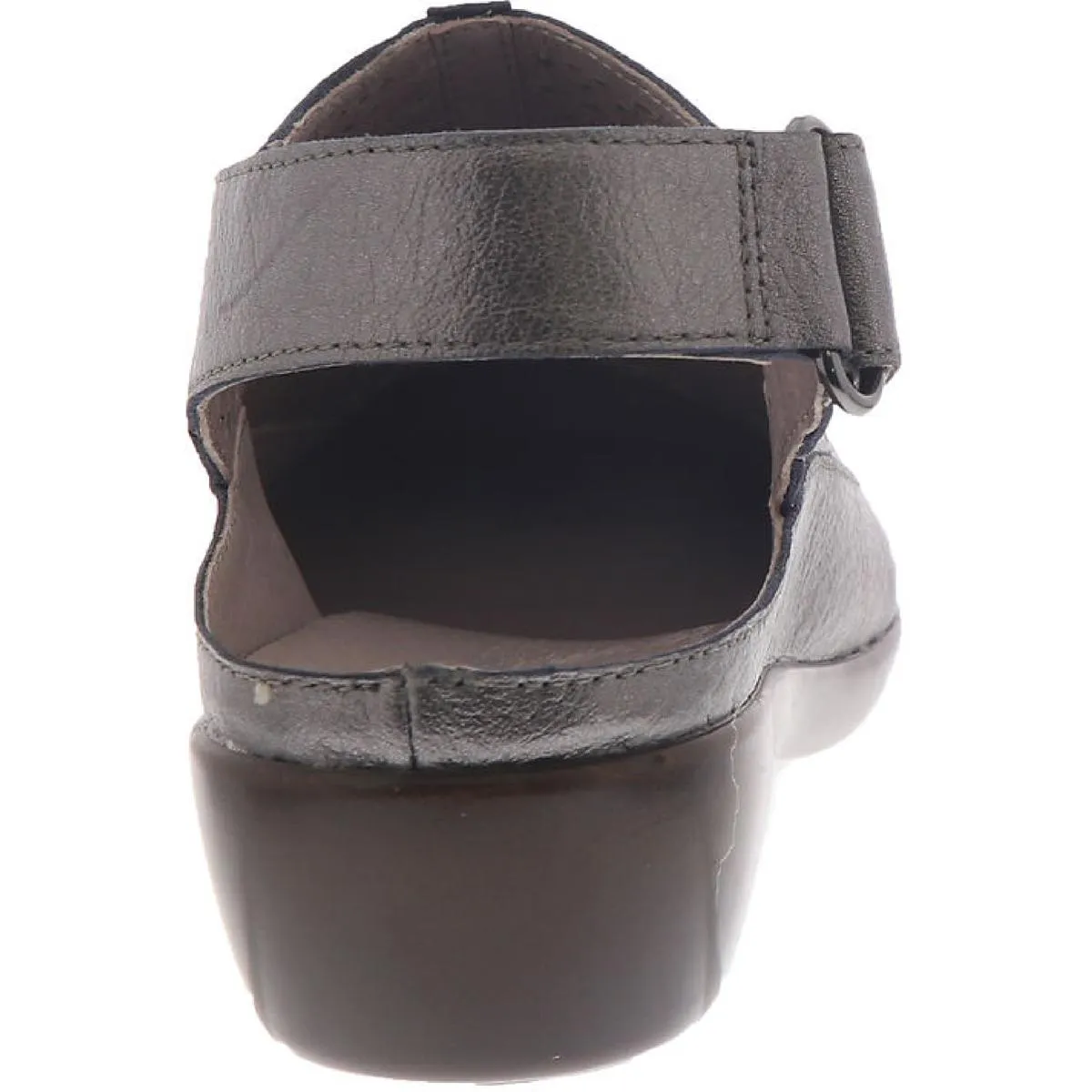 Easy Spirit Womens Dawn Leather Laser Cut Sandals Shoes