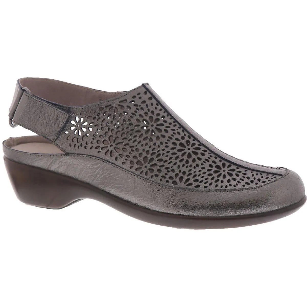 Easy Spirit Womens Dawn Leather Laser Cut Sandals Shoes