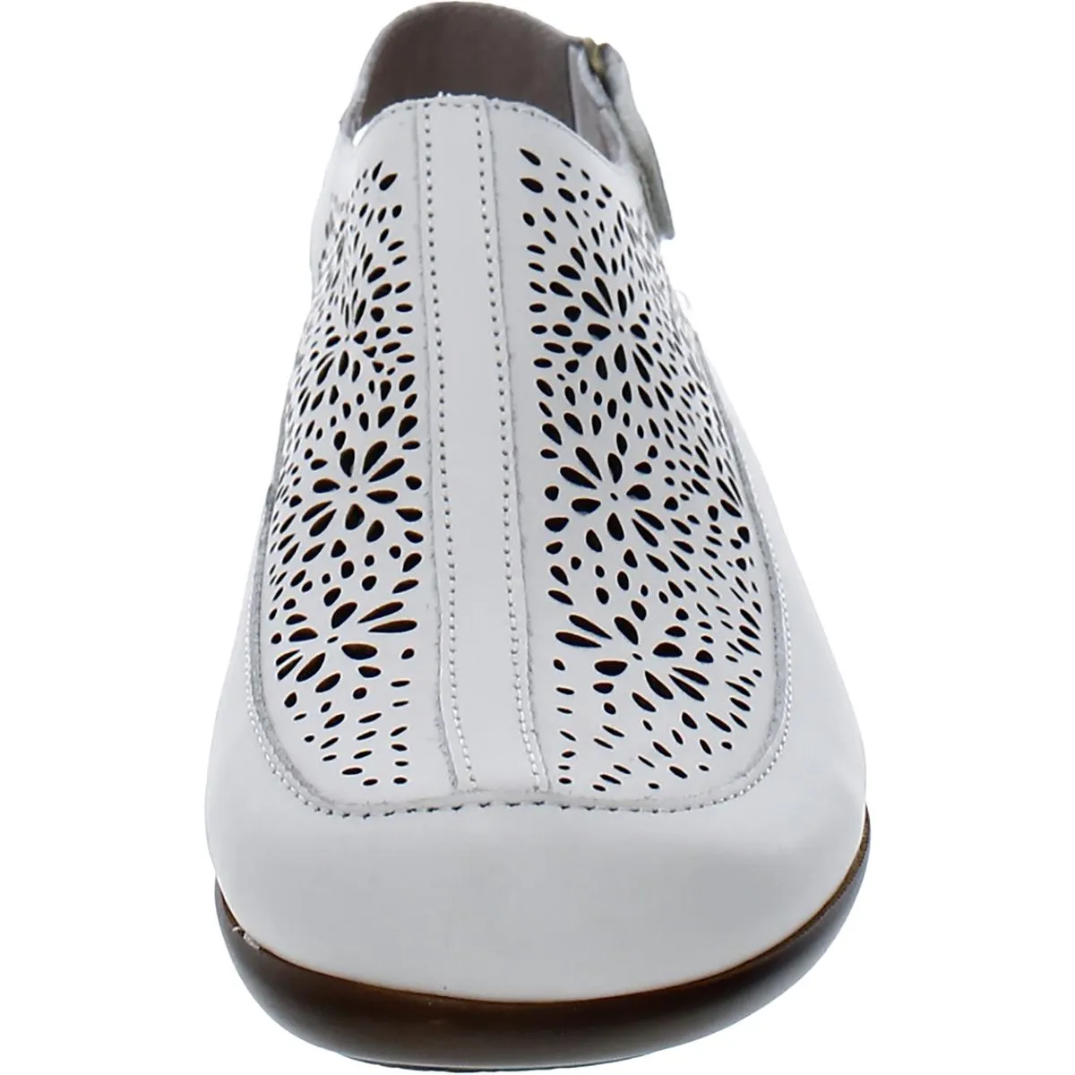 Easy Spirit Womens Dawn Leather Laser Cut Sandals Shoes