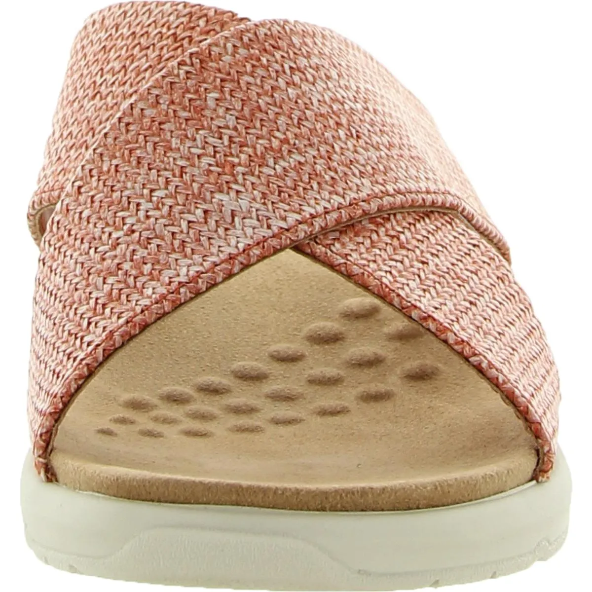 Easy Spirit Womens Taite 2 Woven Slip On Slide Sandals