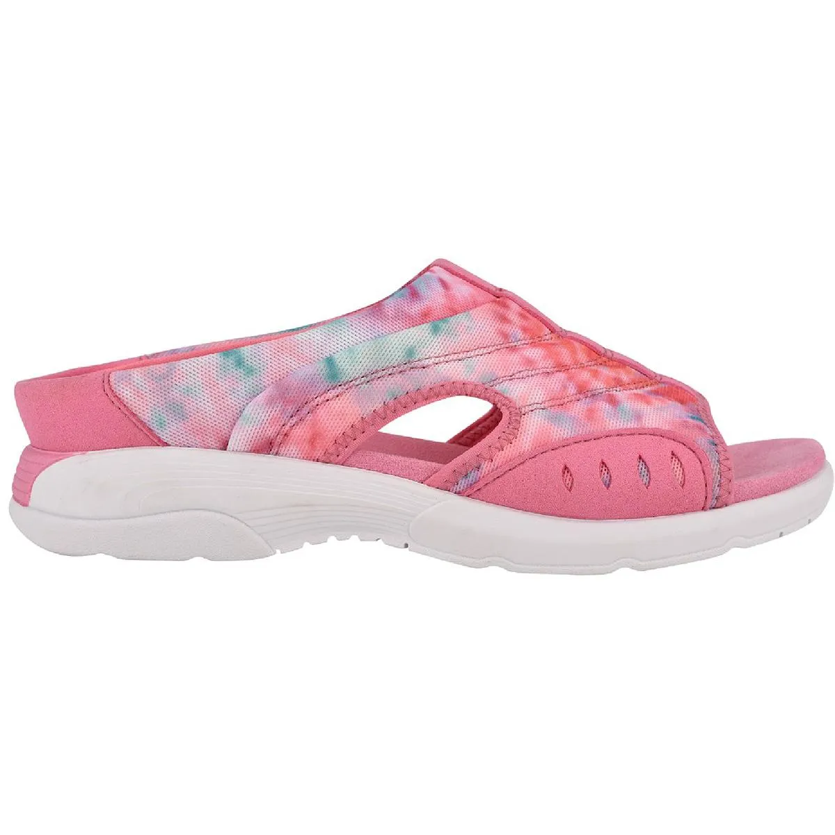 Easy Spirit Womens Traciee 2 Comfort Insole Textured Slide Sandals