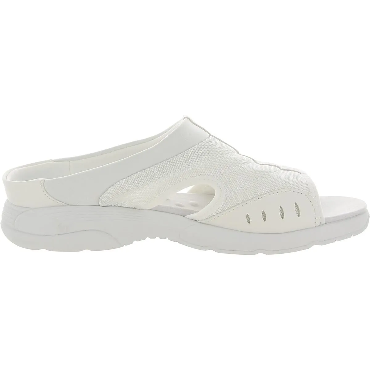 Easy Spirit Womens Traciee 2 Comfort Insole Textured Slide Sandals