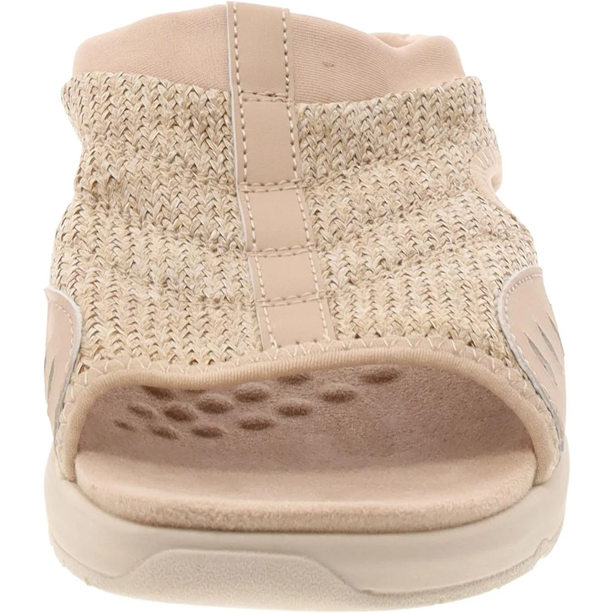 Easy Spirit Womens Traciee 2 Comfort Insole Textured Slide Sandals