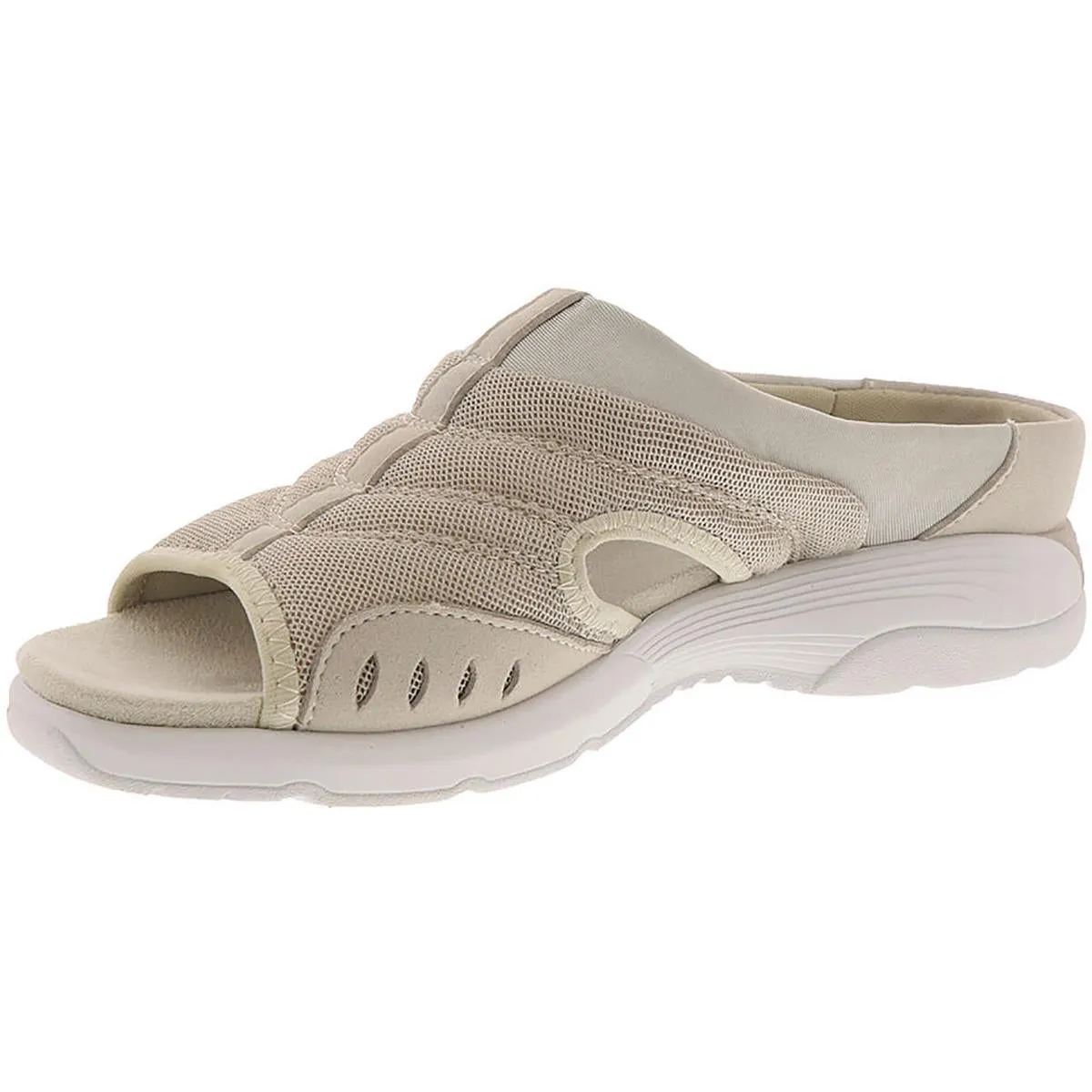 Easy Spirit Womens Traciee 2 Comfort Insole Textured Slide Sandals