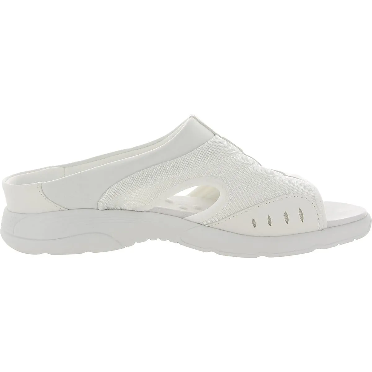 Easy Spirit Womens Traciee 2 Comfort Insole Textured Slide Sandals