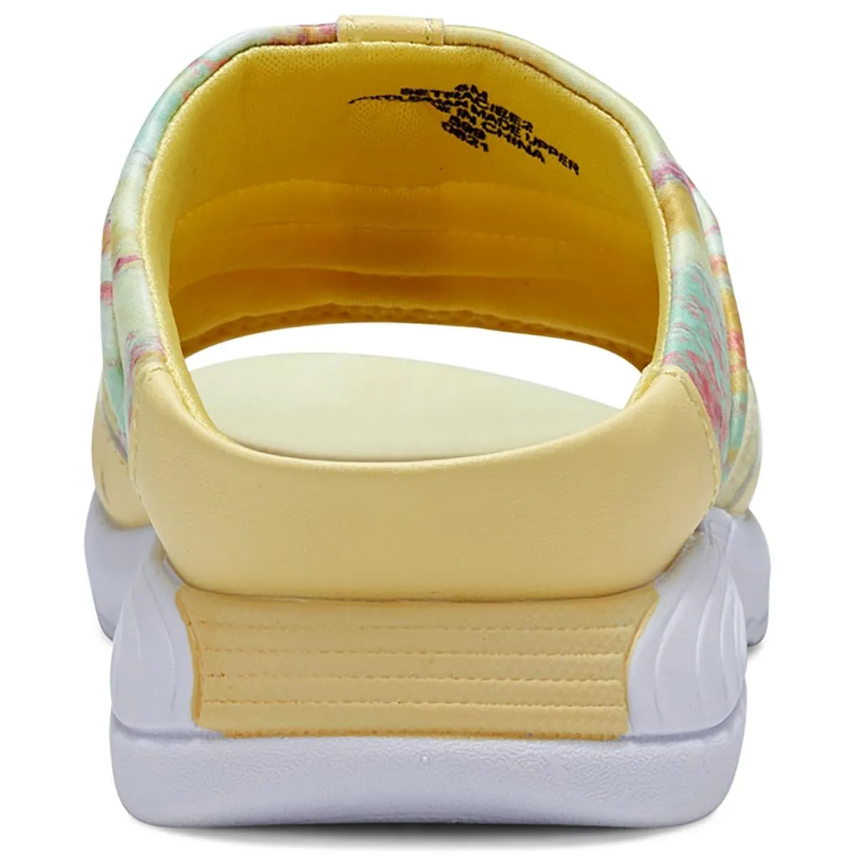 Easy Spirit Womens Traciee 2 Comfort Insole Textured Slide Sandals