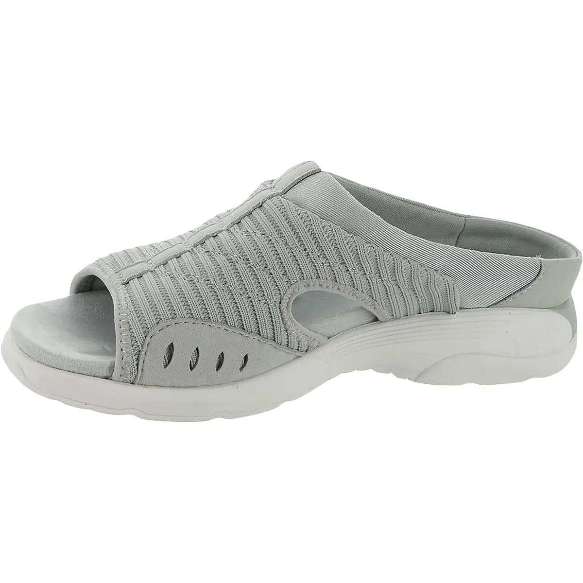 Easy Spirit Womens Traciee 2 Comfort Insole Textured Slide Sandals