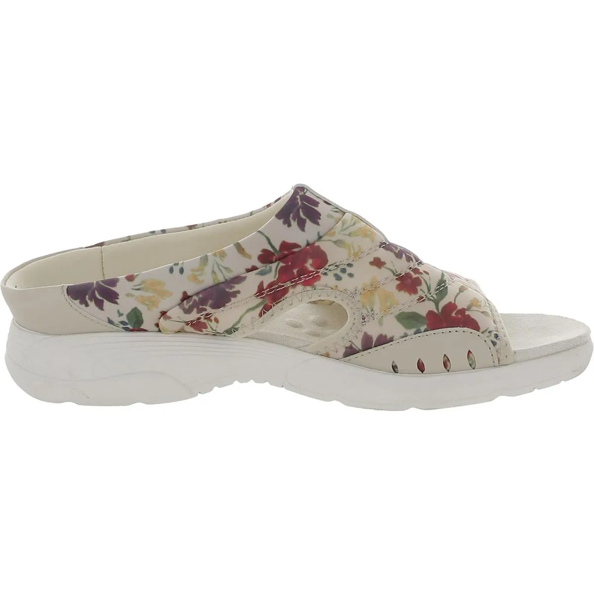 Easy Spirit Womens Traciee 2 Comfort Insole Textured Slide Sandals