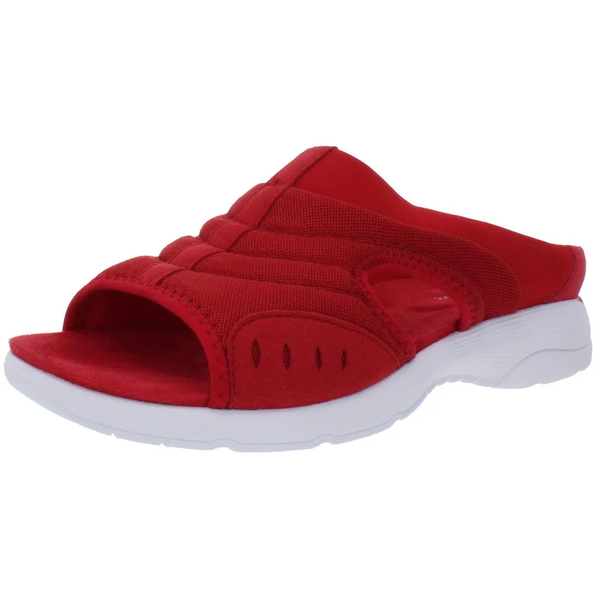 Easy Spirit Womens Traciee 2 Comfort Insole Textured Slide Sandals