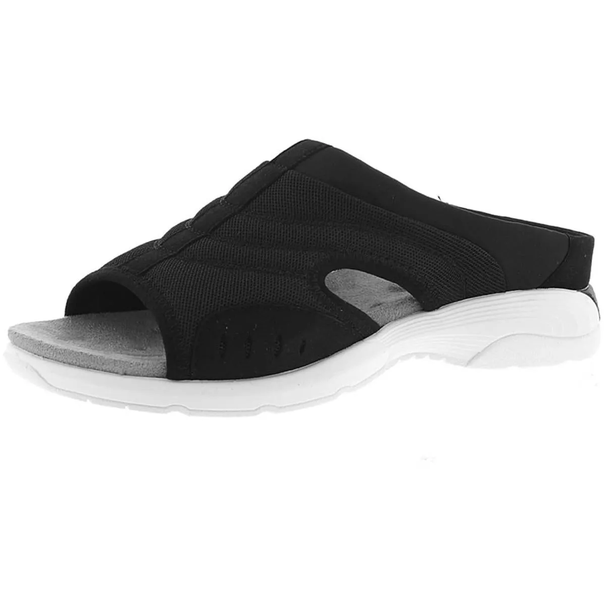 Easy Spirit Womens Traciee 2 Comfort Insole Textured Slide Sandals