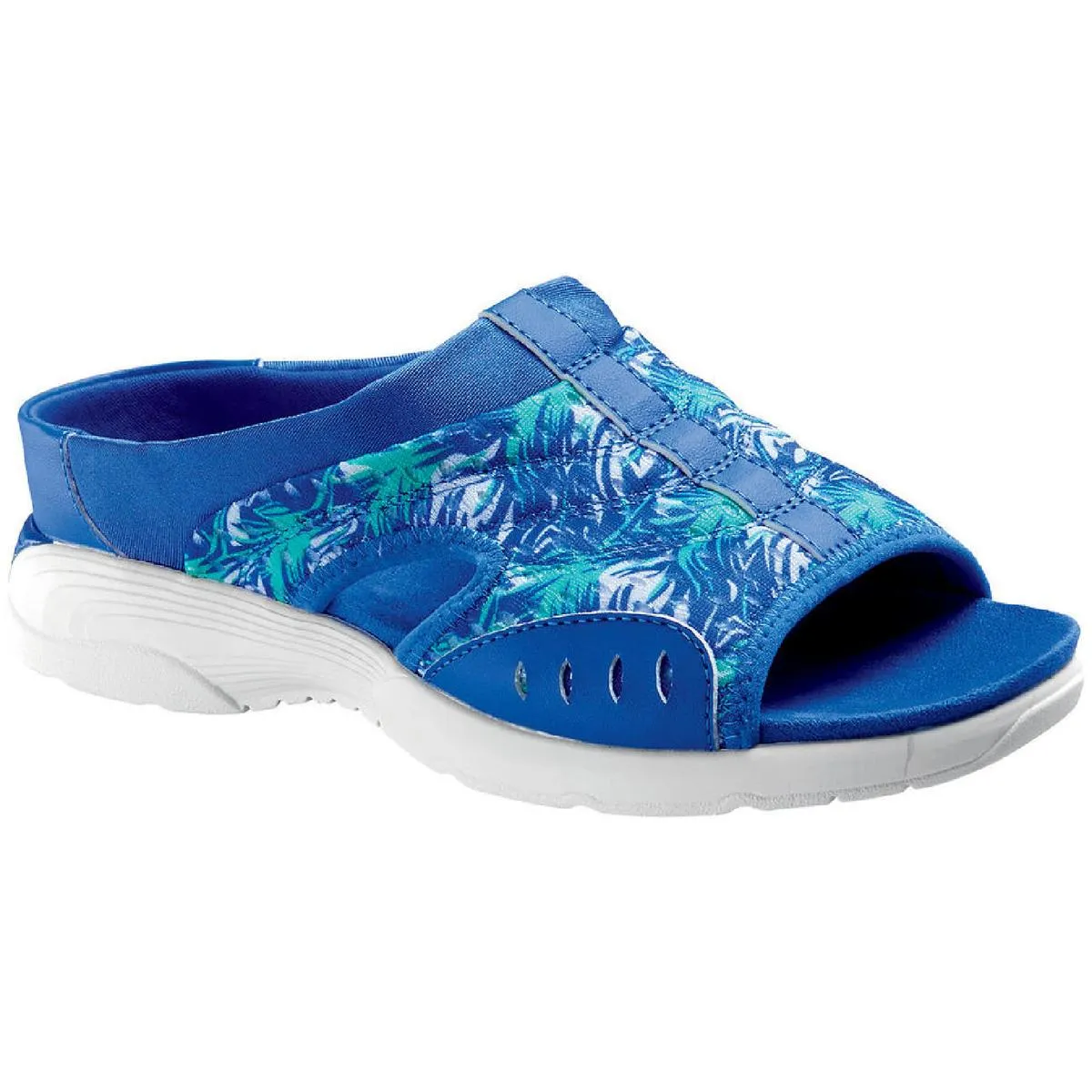 Easy Spirit Womens Traciee 2 Memory Foam Slip On Wedge Sandals
