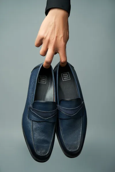 Gad Loafers - Navy