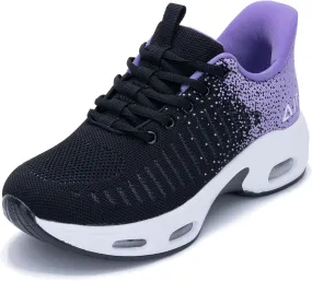 GANNOU Women’s Walking Shoes Air Athletic Tennis Breathable Running Sneakers for Gyms Workouts Jogging