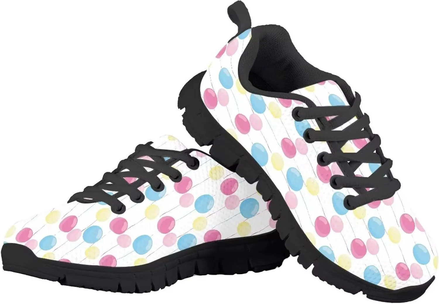 GIFTPUZZ Unisex-Child Travel Running Walking Shoes Sport Athletic Jogging Sneakers Breathable Lace Up Tennis Shoes