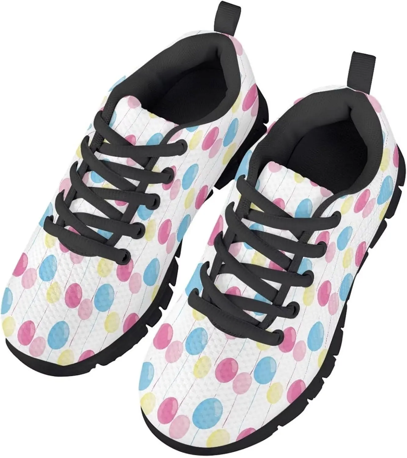 GIFTPUZZ Unisex-Child Travel Running Walking Shoes Sport Athletic Jogging Sneakers Breathable Lace Up Tennis Shoes