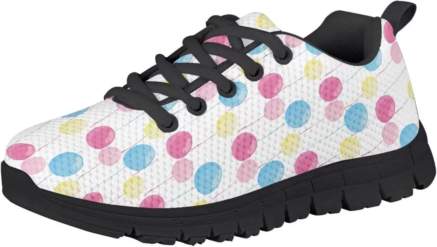 GIFTPUZZ Unisex-Child Travel Running Walking Shoes Sport Athletic Jogging Sneakers Breathable Lace Up Tennis Shoes
