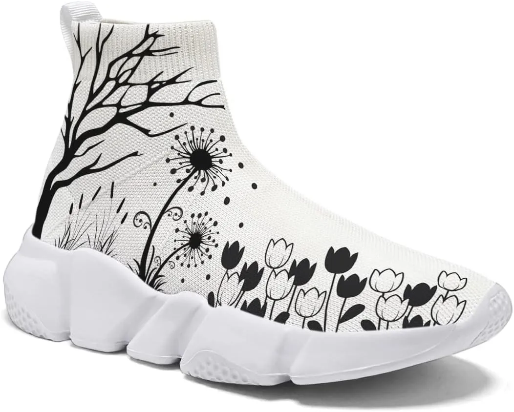 Hetios Women’s Sock Shoes Lightweight Jogging Walking Shoes for Women Sneakers