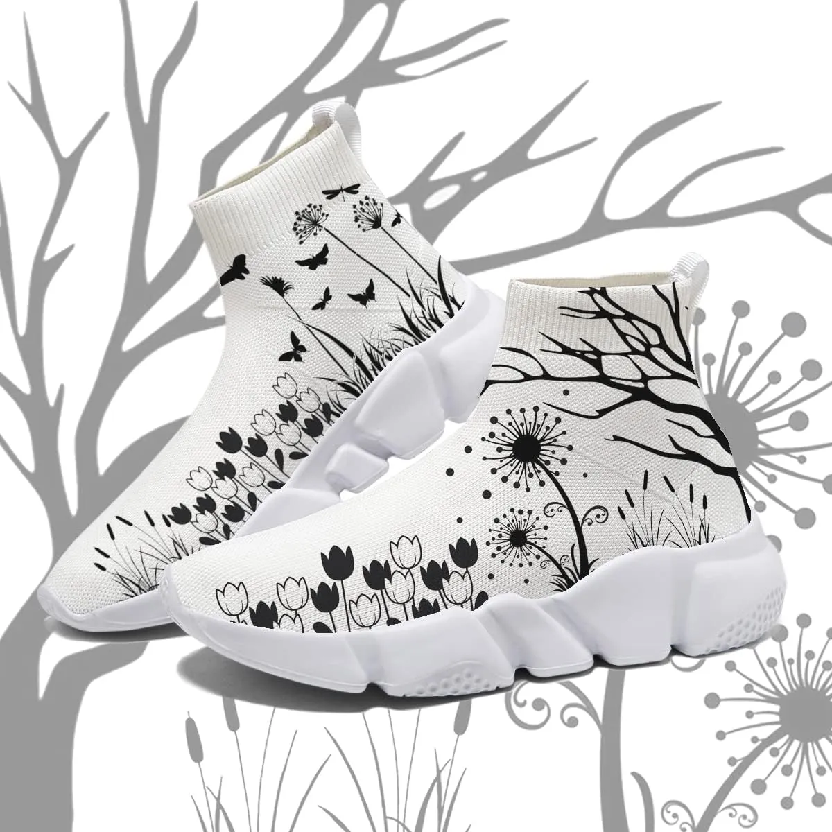 Hetios Women’s Sock Shoes Lightweight Jogging Walking Shoes for Women Sneakers