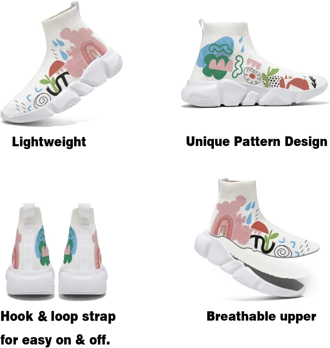 Hetios Women’s Sock Shoes Lightweight Jogging Walking Shoes for Women Sneakers