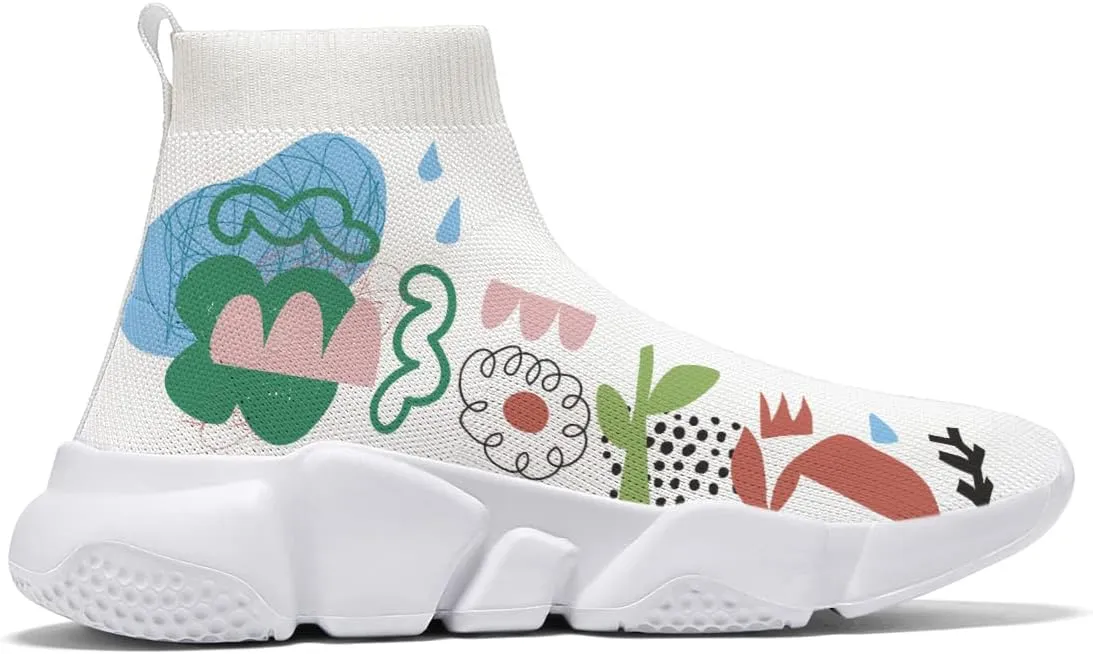 Hetios Women’s Sock Shoes Lightweight Jogging Walking Shoes for Women Sneakers