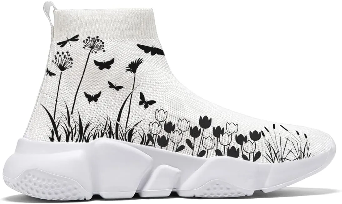 Hetios Women’s Sock Shoes Lightweight Jogging Walking Shoes for Women Sneakers