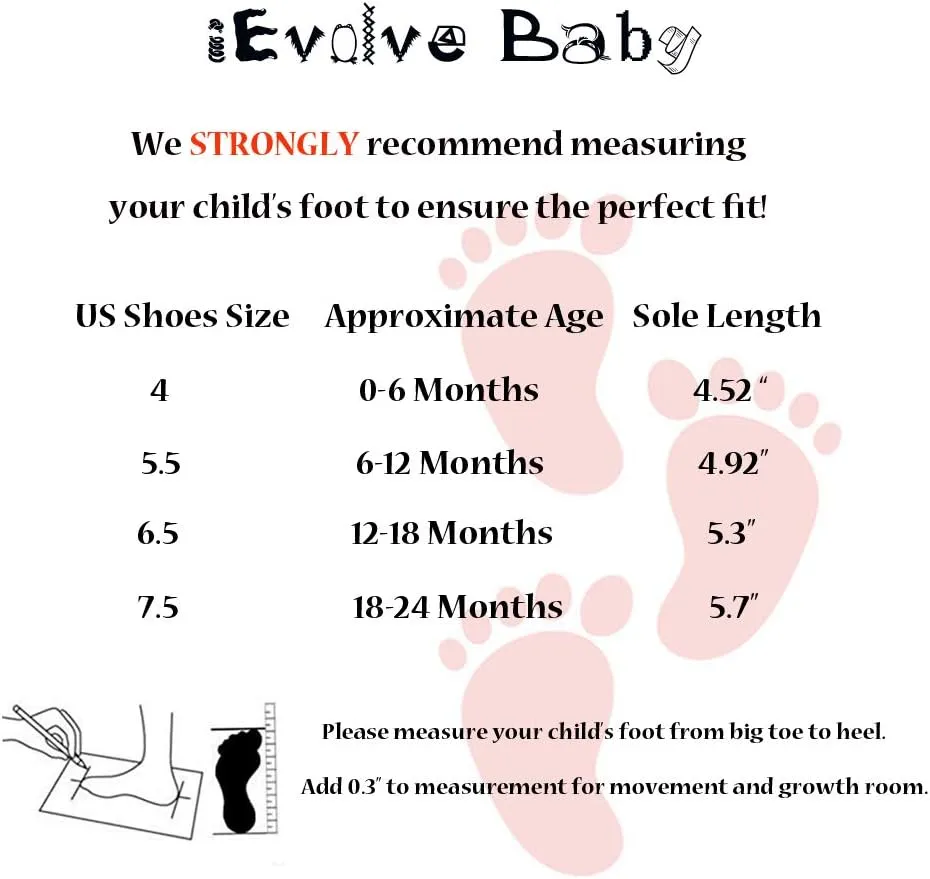 iEvolve Baby Leather Shoes Baby First Walking Shoes Baby Tassel Shoes Soft Sole Crib Shoes Baby Moccasins