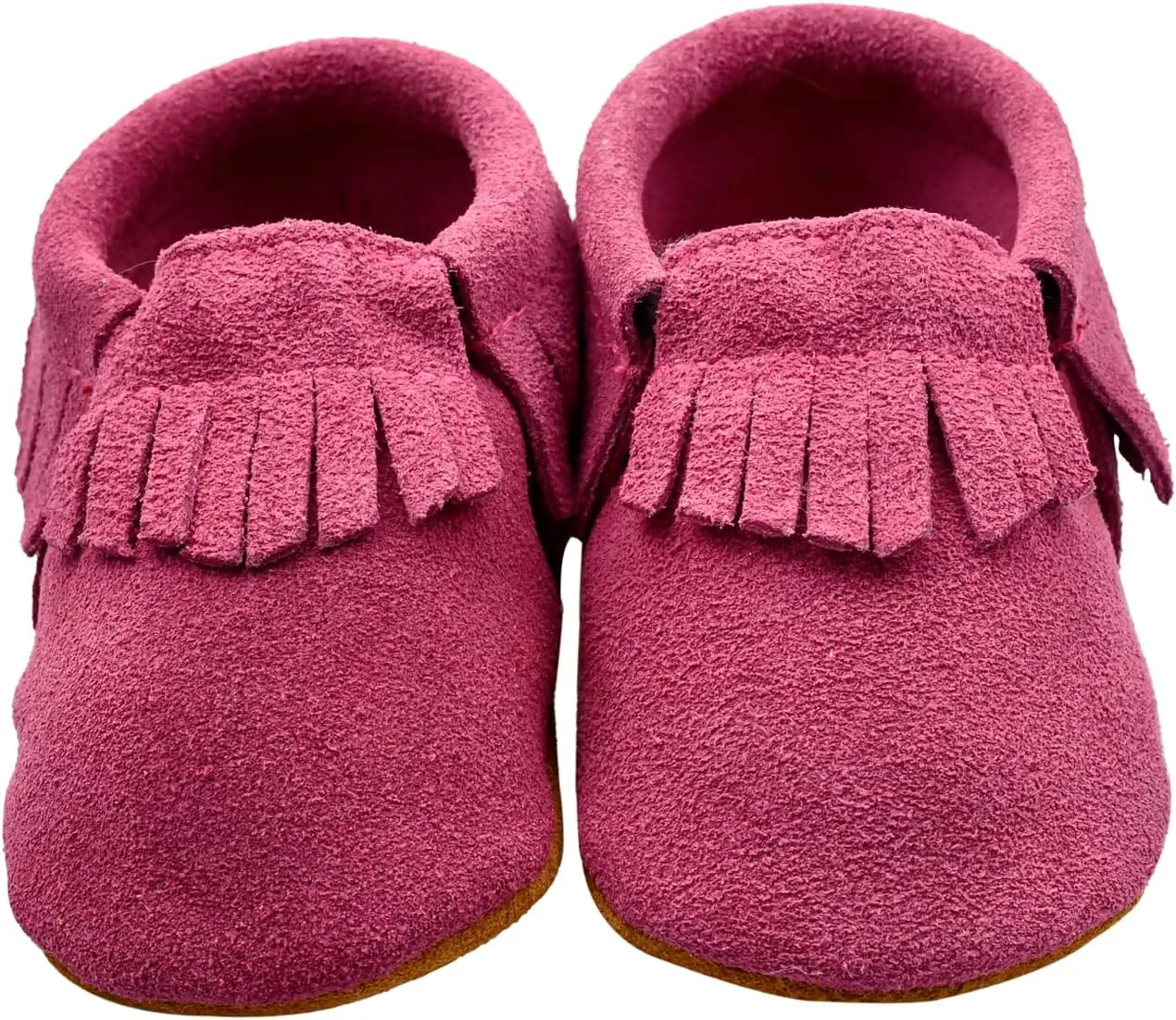 iEvolve Baby Leather Shoes Baby First Walking Shoes Baby Tassel Shoes Soft Sole Crib Shoes Baby Moccasins