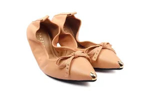 Knotted Gold Tipped Foldables Flats