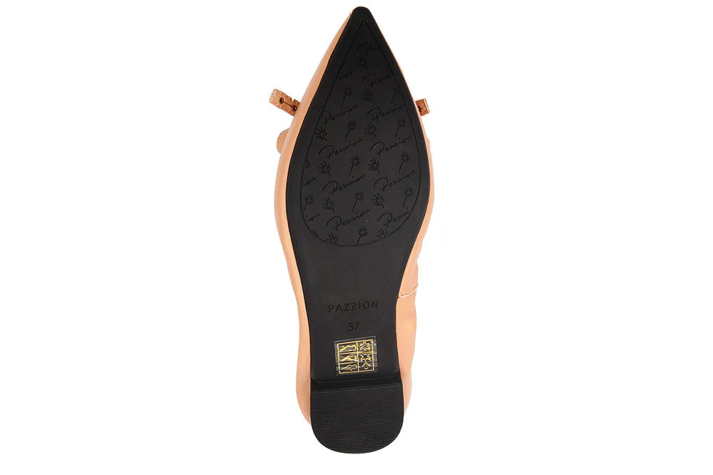 Knotted Gold Tipped Foldables Flats