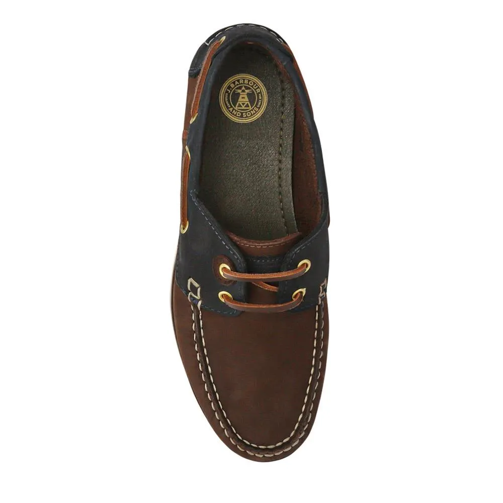 Leather Slip-On Boat Shoes - BARBR41503 / 327 361