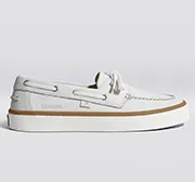 Mare Boat Shoe White Premium Leather Men