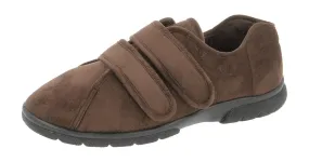 Men'S Slippers / House Shoes (Joseph)2V Wide Fit By Db Shoes in Brown
