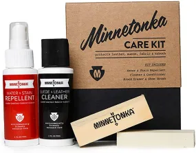 Minnetonka Care Kit  Complete Shoe Cleaning & Protection Set for Suede and Leather