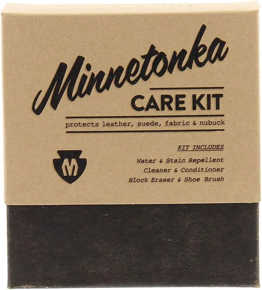 Minnetonka Care Kit  Complete Shoe Cleaning & Protection Set for Suede and Leather