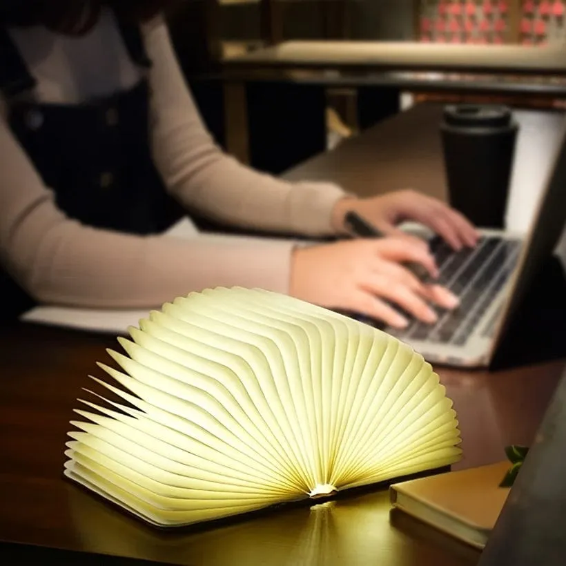 Mona Collection: Portable Flip Book Lamp
