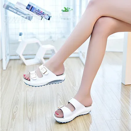 Nanccy Casual Platform Versatile Slippers