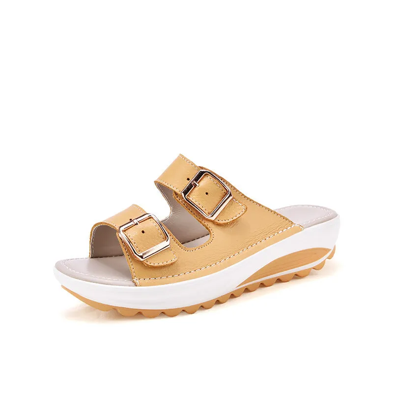 Nanccy Casual Platform Versatile Slippers