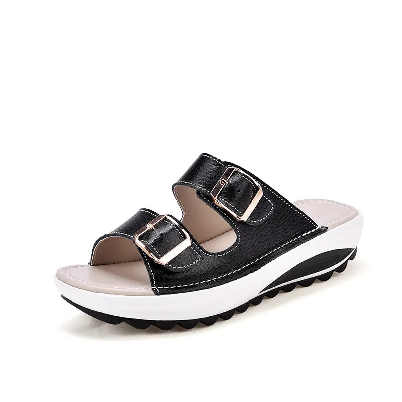 Nanccy Casual Platform Versatile Slippers