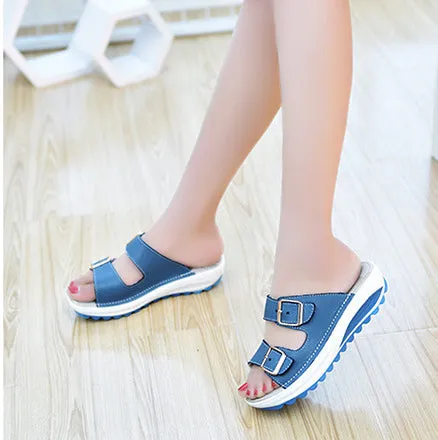 Nanccy Casual Platform Versatile Slippers