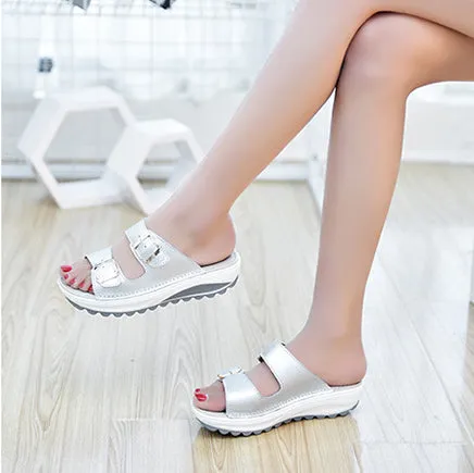 Nanccy Casual Platform Versatile Slippers