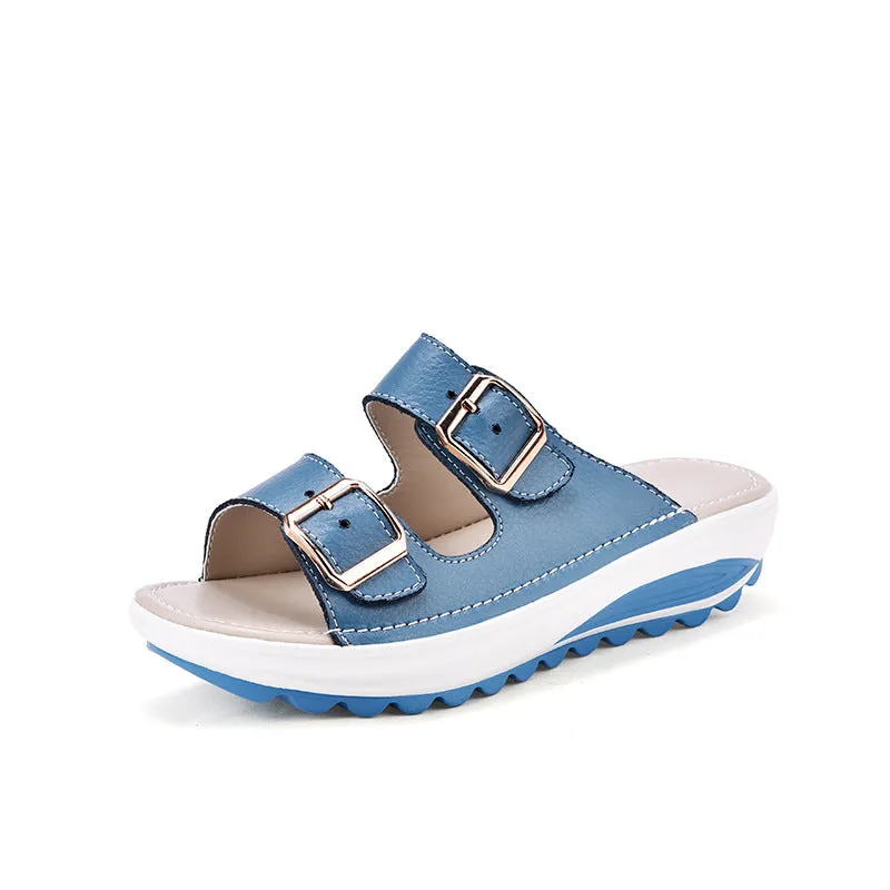 Nanccy Casual Platform Versatile Slippers