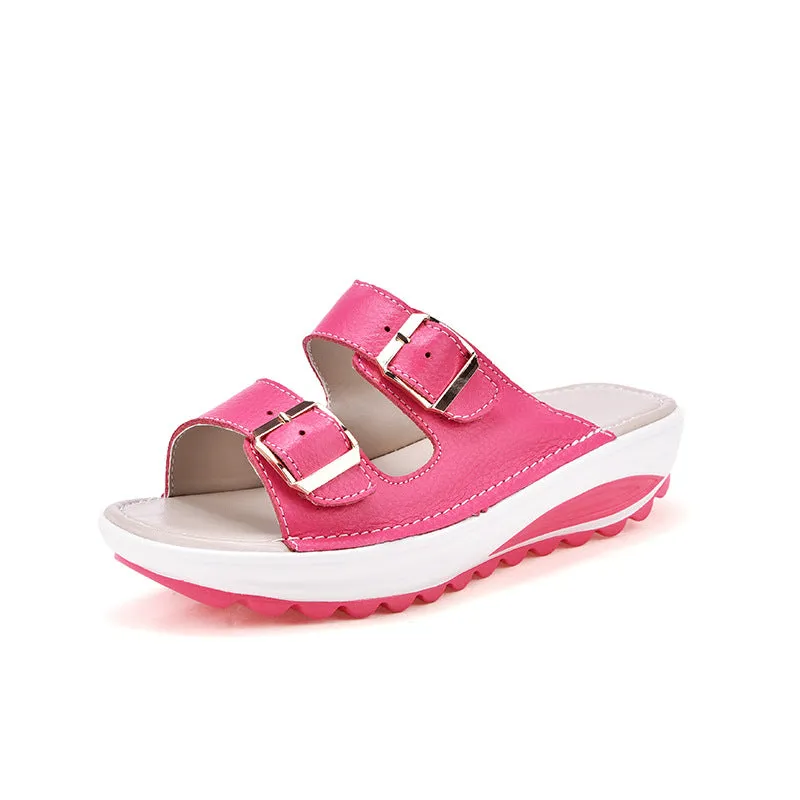 Nanccy Casual Platform Versatile Slippers