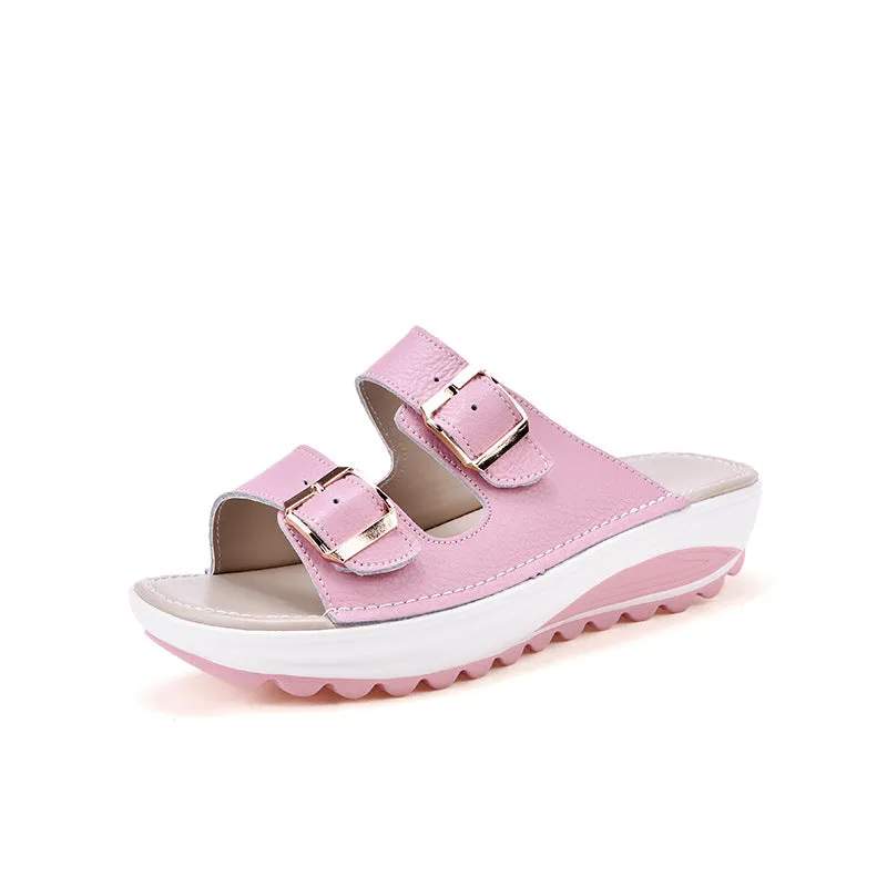 Nanccy Casual Platform Versatile Slippers
