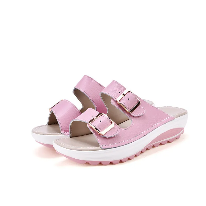 Nanccy Casual Platform Versatile Slippers