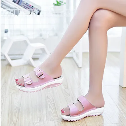 Nanccy Casual Platform Versatile Slippers