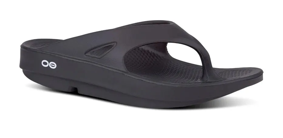 Oofos Ooriginal Black Sandal