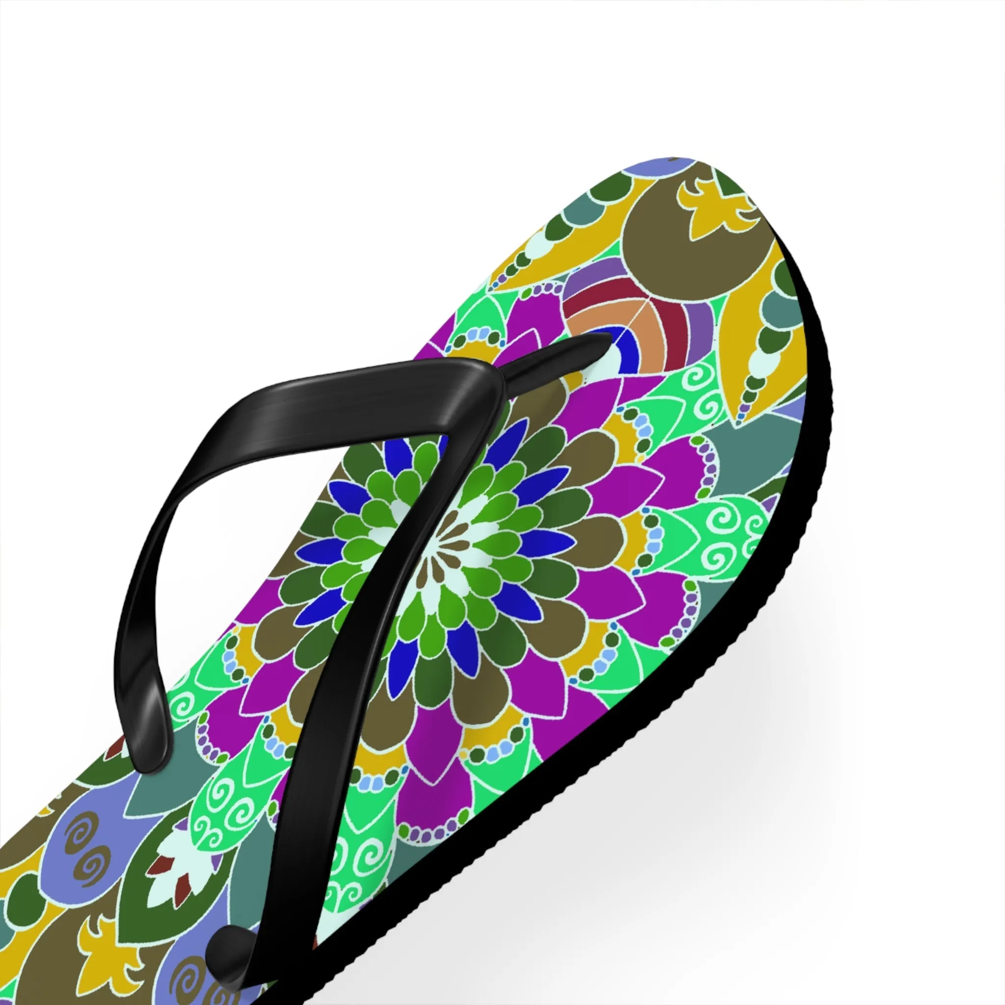 Peace & Harmony Mandala Flip Flops