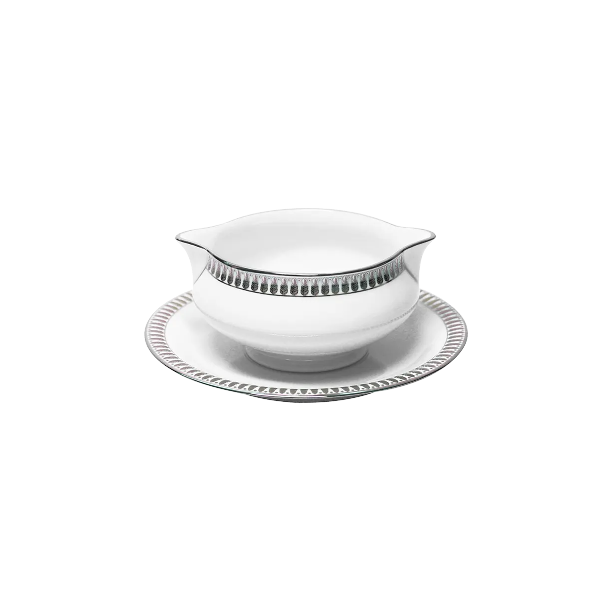 Sauce Boat Plumes gold