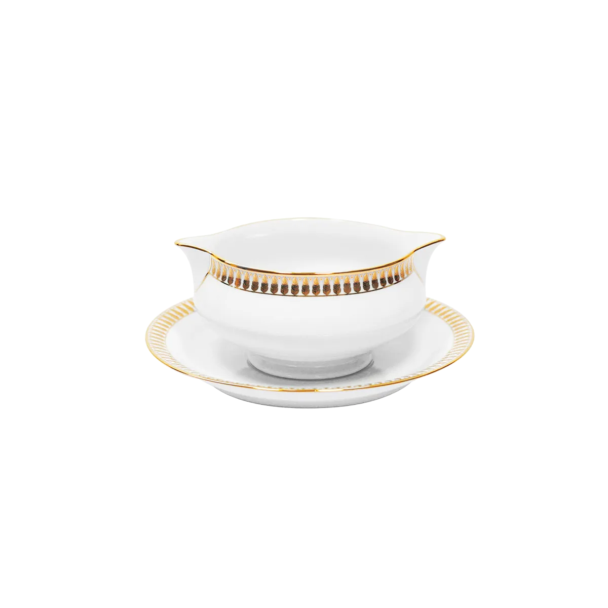 Sauce Boat Plumes gold