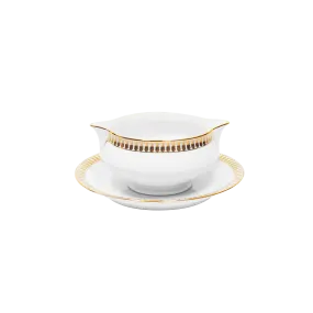 Sauce Boat Plumes gold